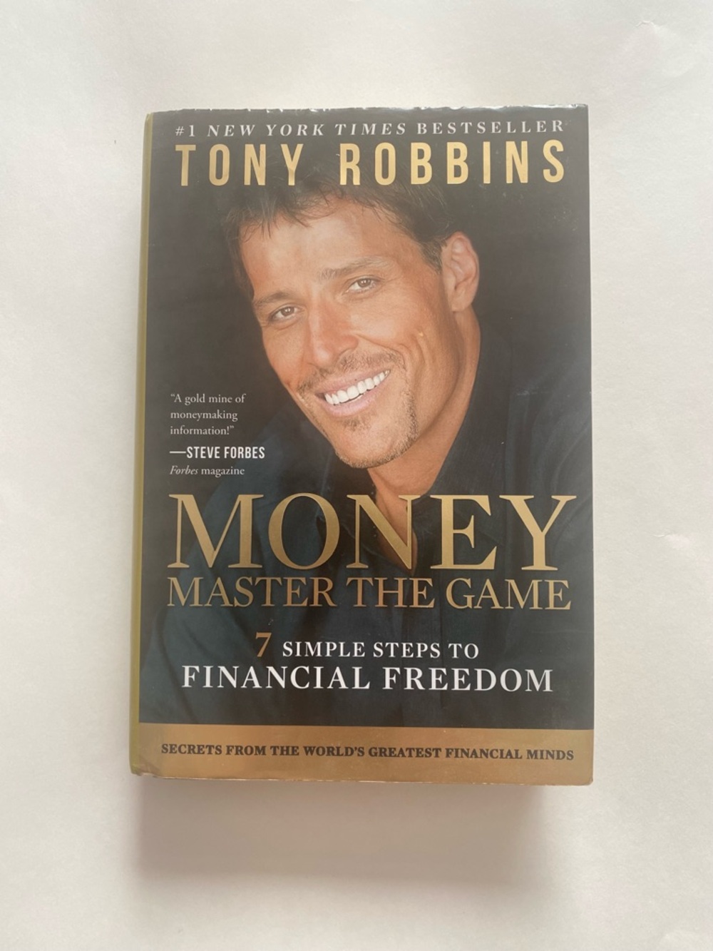 🔥3/$25🔥Tony Robbin’s Money: Master the Game - Black and Gold Cover